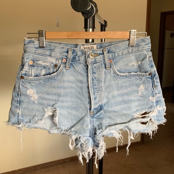 Agolde Pants - Agolde Parker Jean Shorts 25
